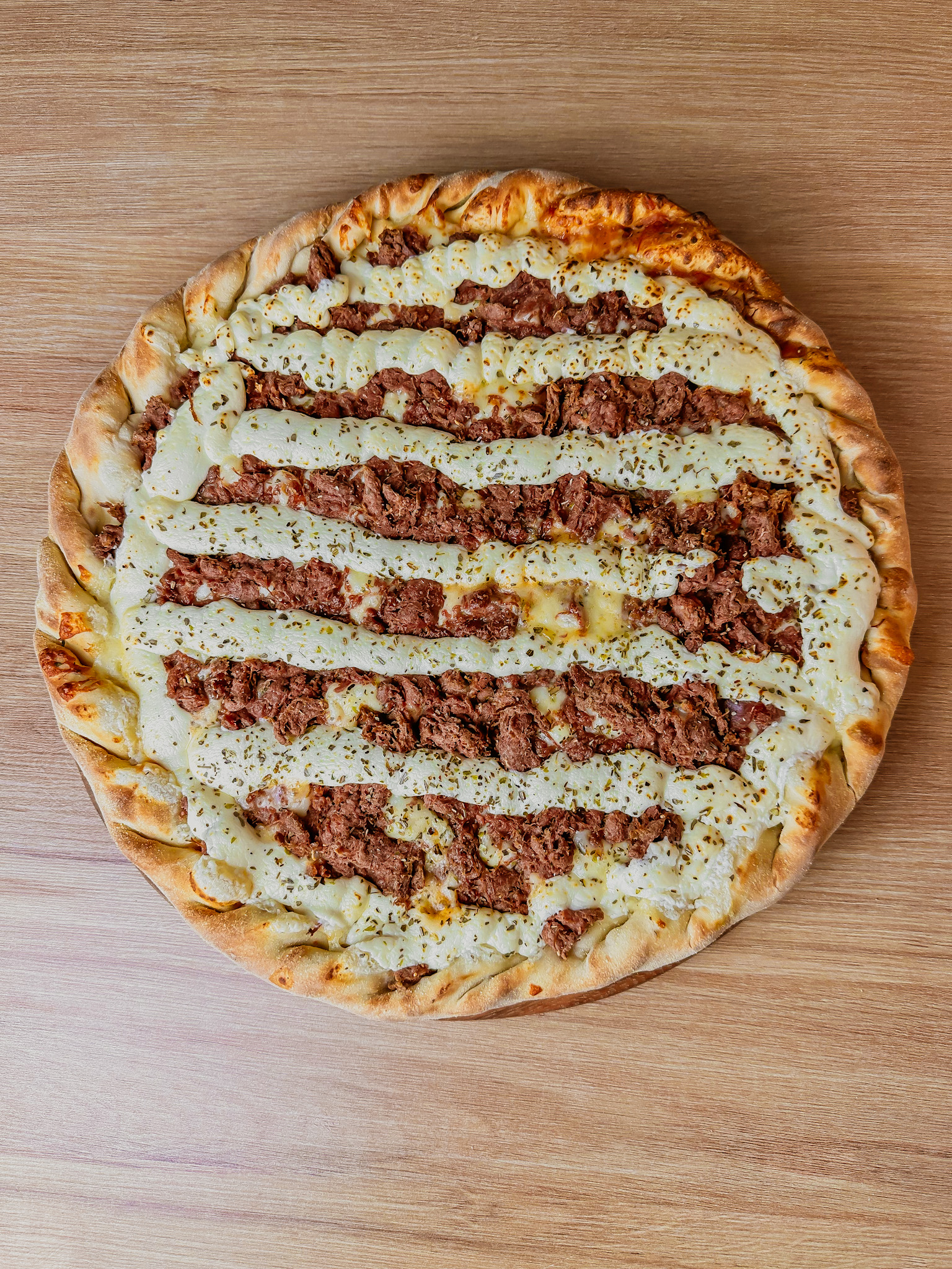 Pizza de carne seca